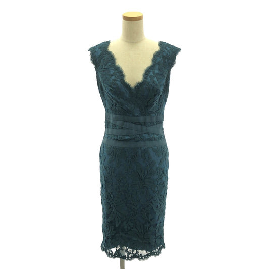 TADASHI SHOJI | Lace waist design dress | 2 | Green | Women's