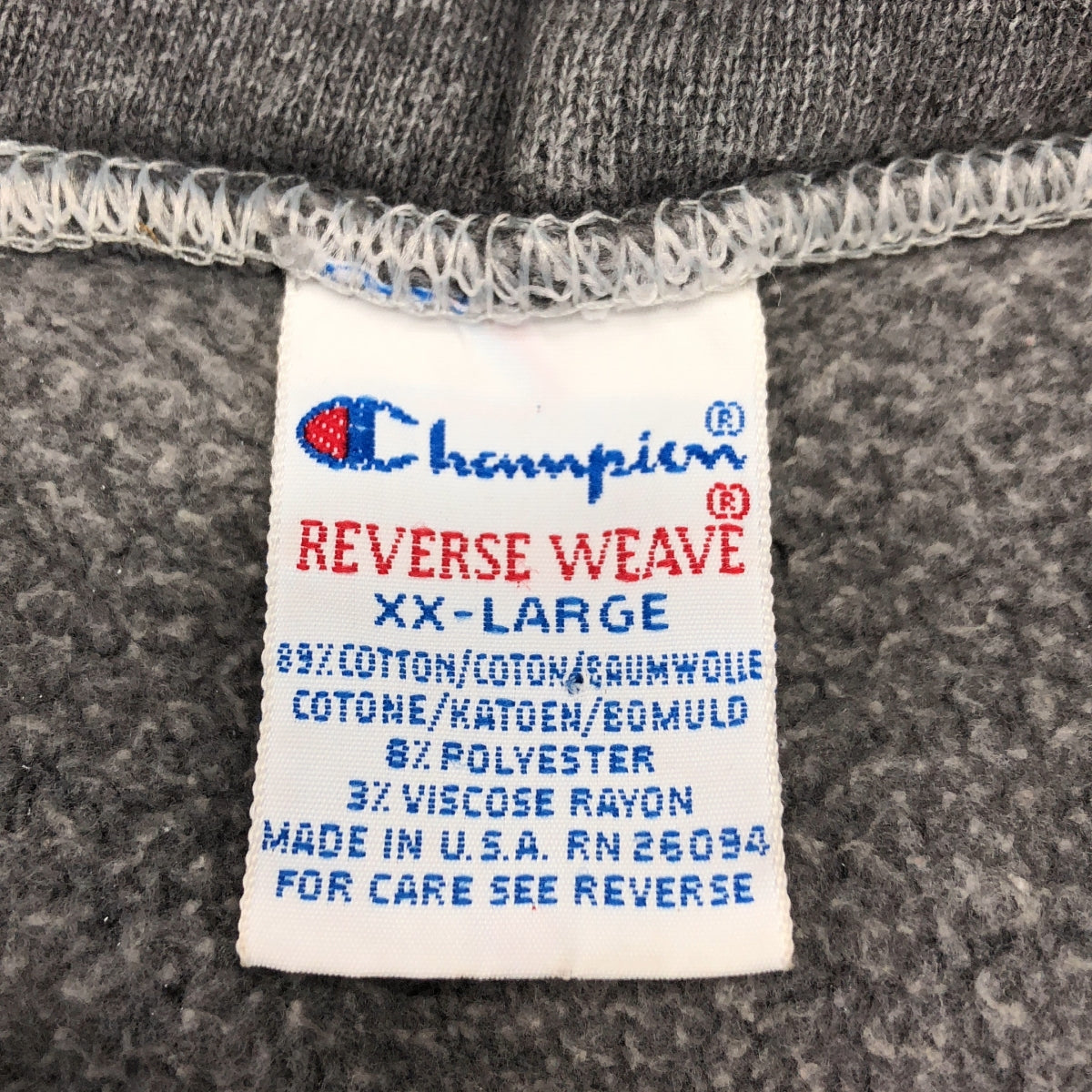 CHAMPION / チャンピオン | 1990s | USA製 Reverse Weave Parka リバースウィーブ プルオーバー パーカー | XXL | メンズ
