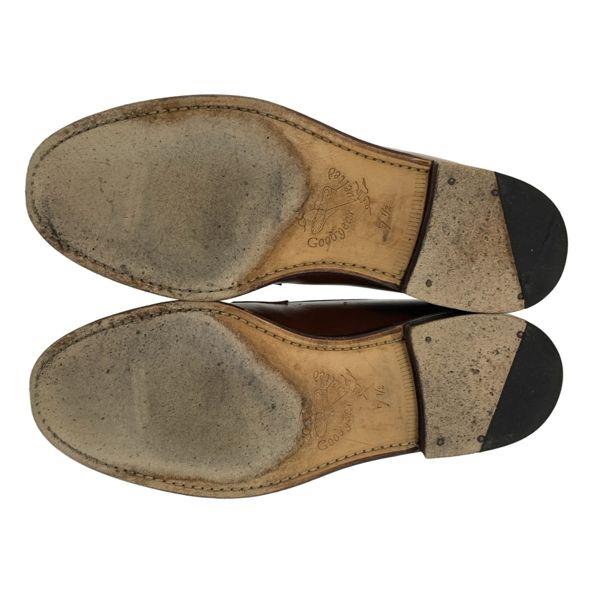 斯里佛齊路 |皮革 Penny 樂福鞋 / 98589 |尺寸 7 1/2 |棕色|男士