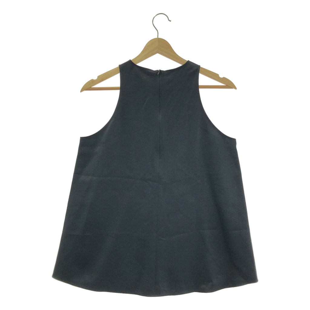 AP STUDIO / エーピーストゥディオ | 2023SS | Minimal Satin NoSleeve Blouse / サテン ノースリーブ ブラウス | F | レディース