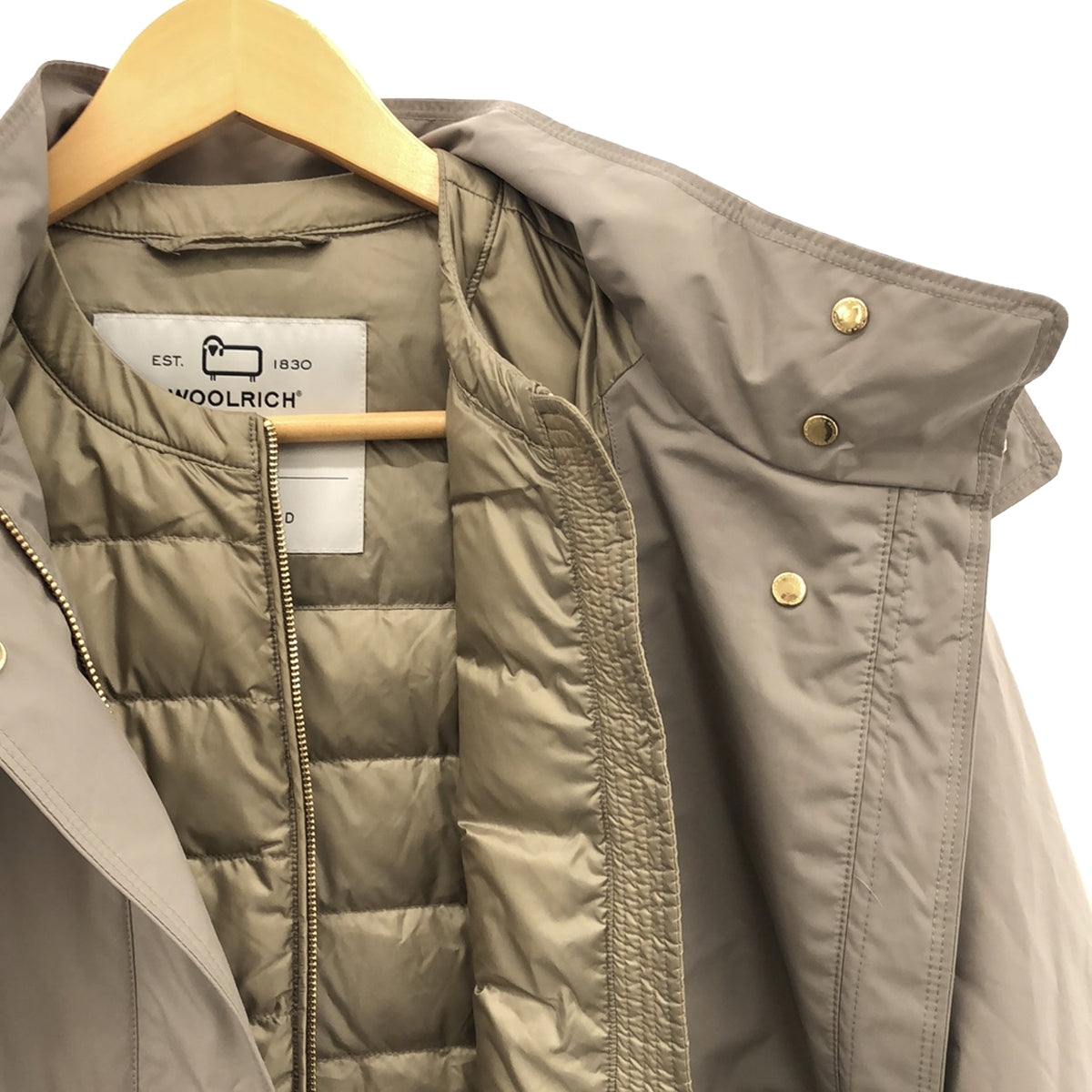 【美品】  WOOLRICH / ウールリッチ | TOMORROWLAND 別注 3IN1コート | S | ベージュ | レディース