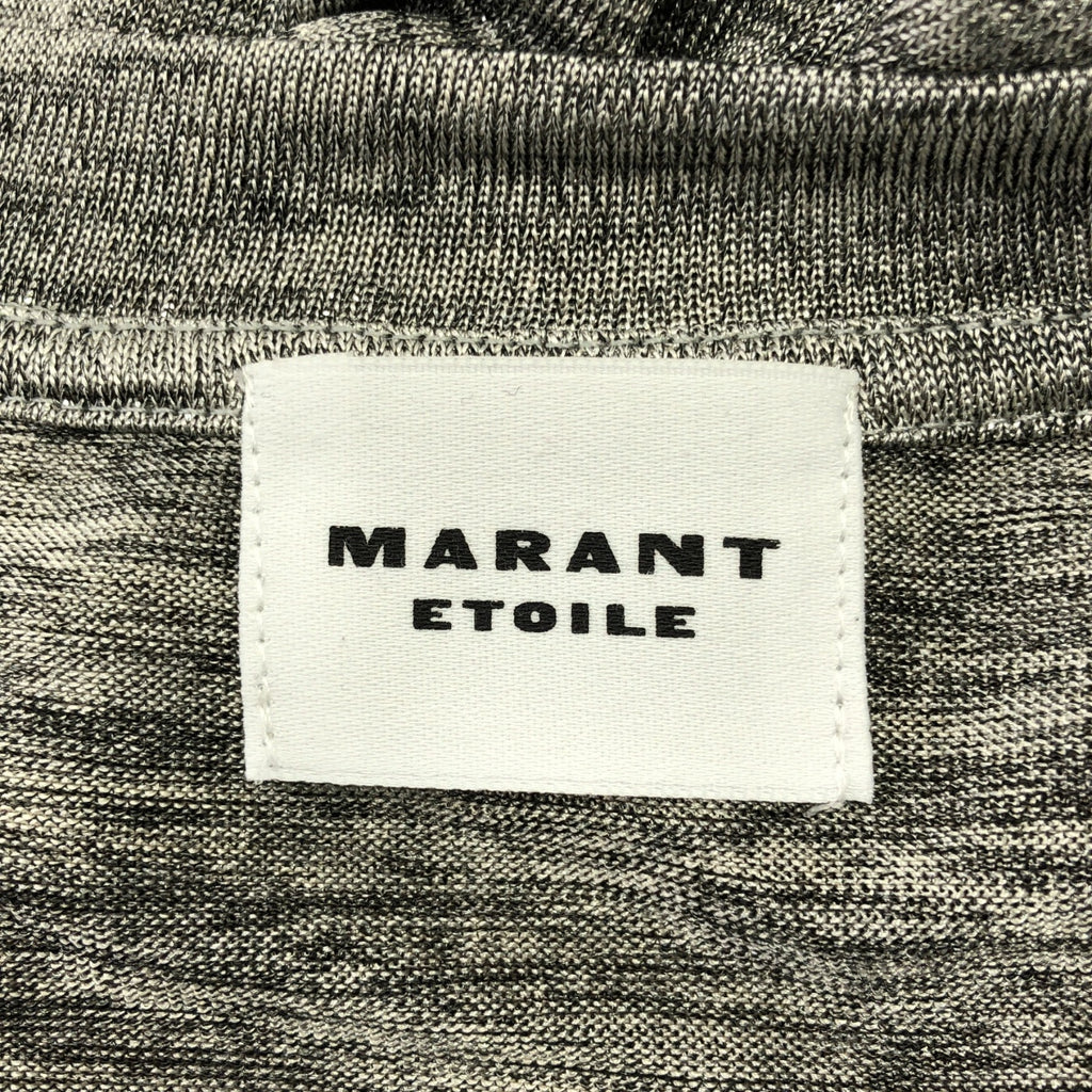 ISABEL MARANT ETOILE / イザベルマランエトワール | 霜降り ロゴ プリント Tシャツ カットソー | S | レディース