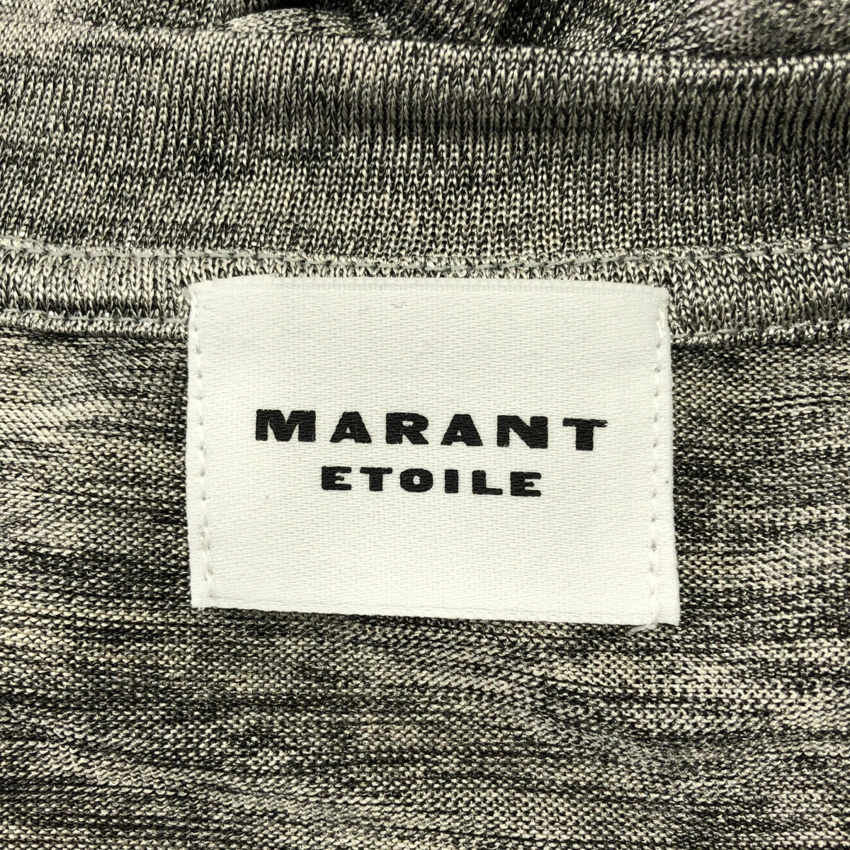 ISABEL MARANT ETOILE / イザベルマランエトワール | 霜降り ロゴ プリント Tシャツ カットソー | S | レディース