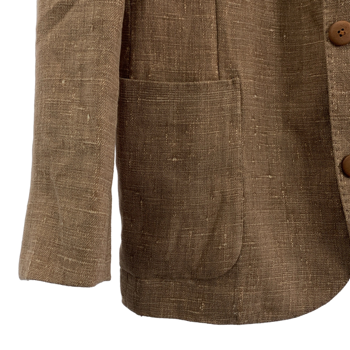 ETRO / エトロ | リネン テーラードジャケット | 48 |