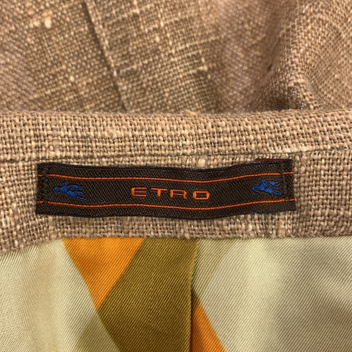 ETRO / エトロ | リネン テーラードジャケット | 48 |