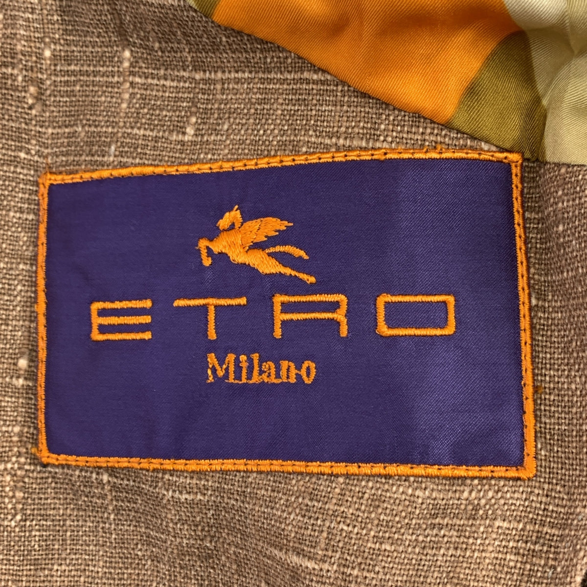 ETRO / エトロ | リネン テーラードジャケット | 48 |