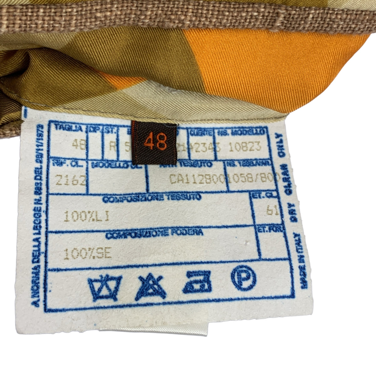 ETRO / エトロ | リネン テーラードジャケット | 48 |