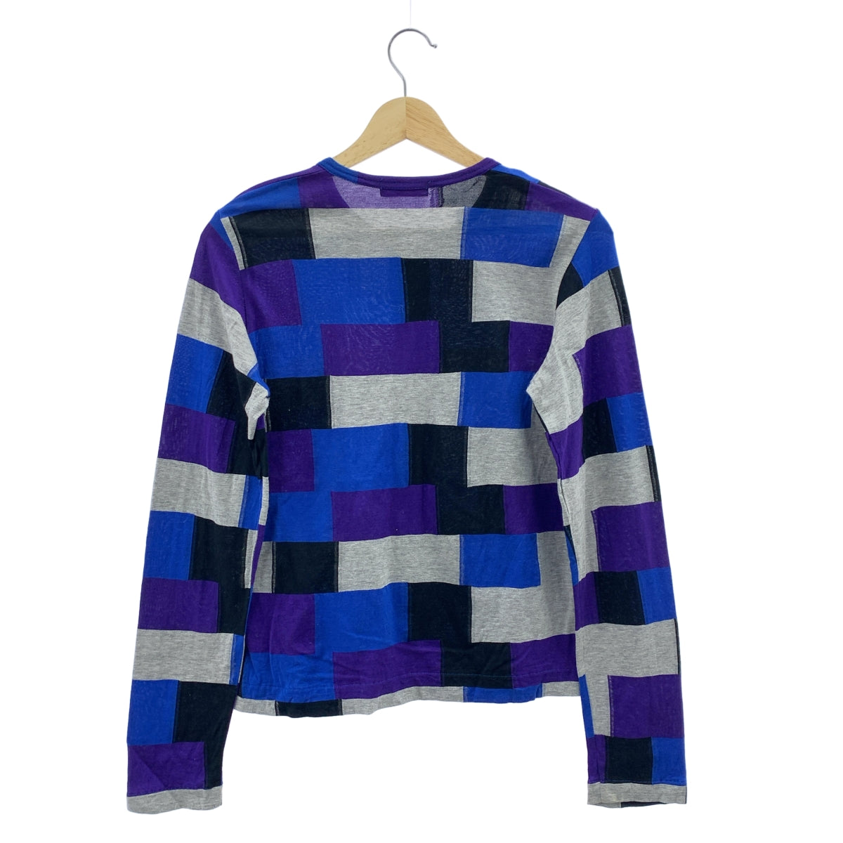 tricot COMME des GARCONS / 트리코콤 데 갤슨 | 2001AW | 코튼 체커 가디건 |