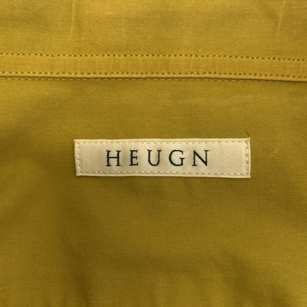 HEUGN / ユーゲン | Alan ガーメントダイコットンポプリンワンピースカラーシャツ / SHIRT 019 | 2 | メンズ