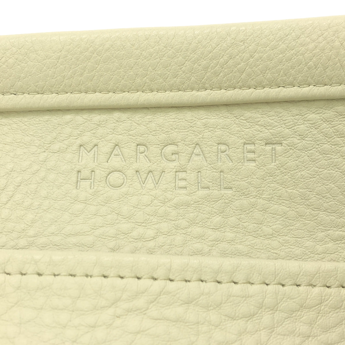 MARGARET HOWELL | Leather Tote Bag | White | Women's