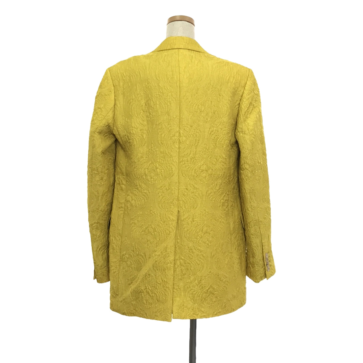 DRIES VAN NOTEN / ドリスヴァンノッテン | 2018AW | Jacquard Blazer  総柄 ジャケット | 38 | イエロー | レディース