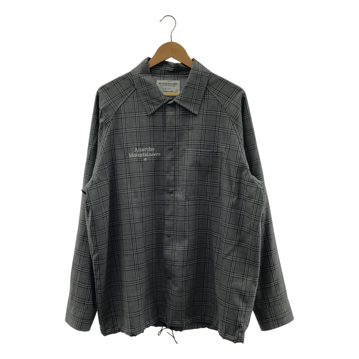 Mountain Research / マウンテンリサーチ | Merino Coach Shirt / ロゴ コーチ シャツ ジャケット | L | メンズ