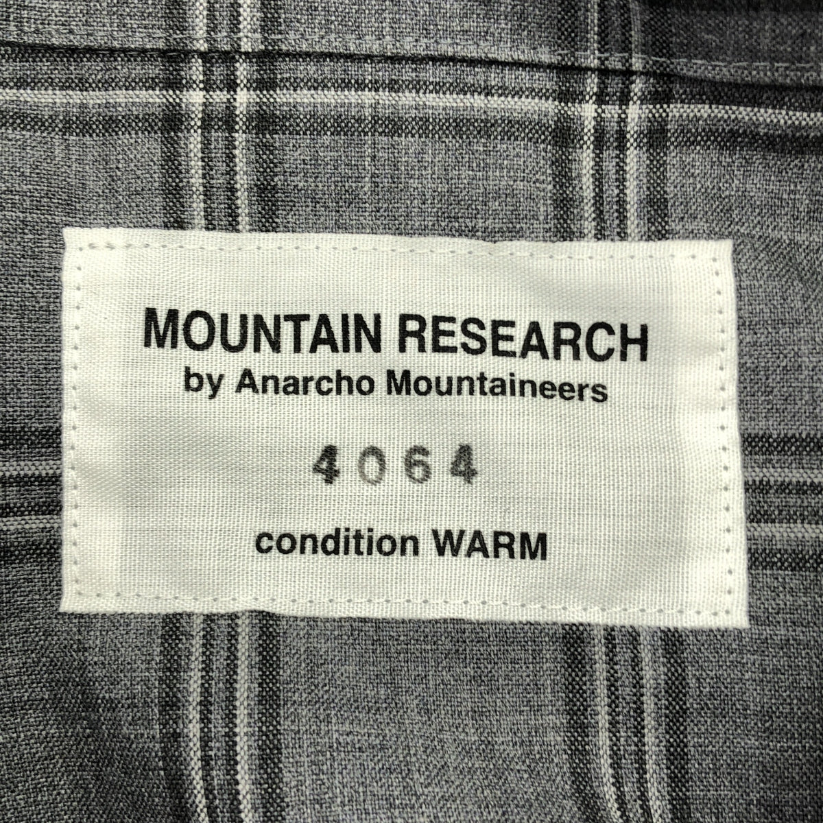 Mountain Research / マウンテンリサーチ | Merino Coach Shirt / ロゴ コーチ シャツ ジャケット | L | メンズ