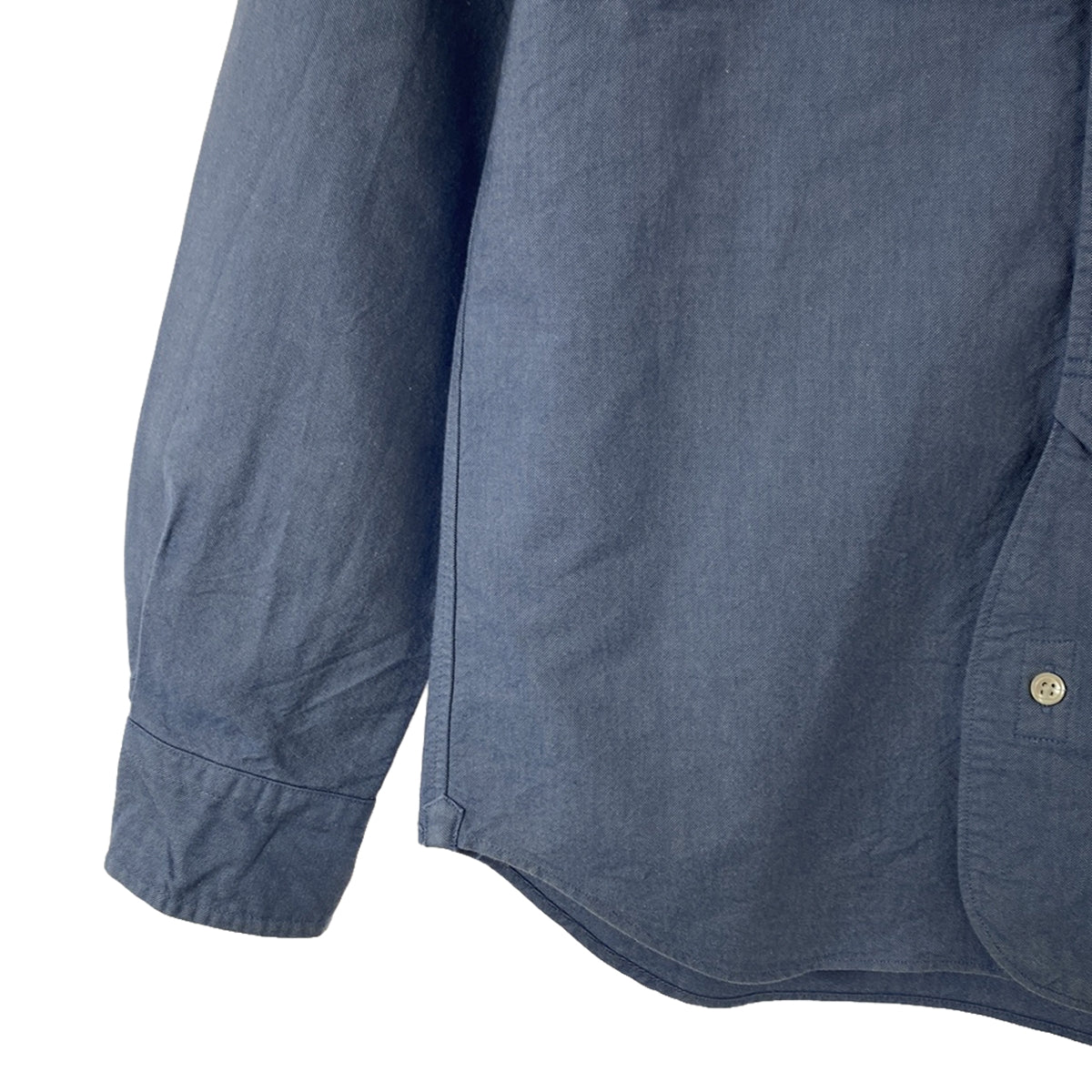 NIGEL CABOURN | BRITISH OFFICERS SHIRT Cotton British Officer Shirt | 44 | Indigo | Men's