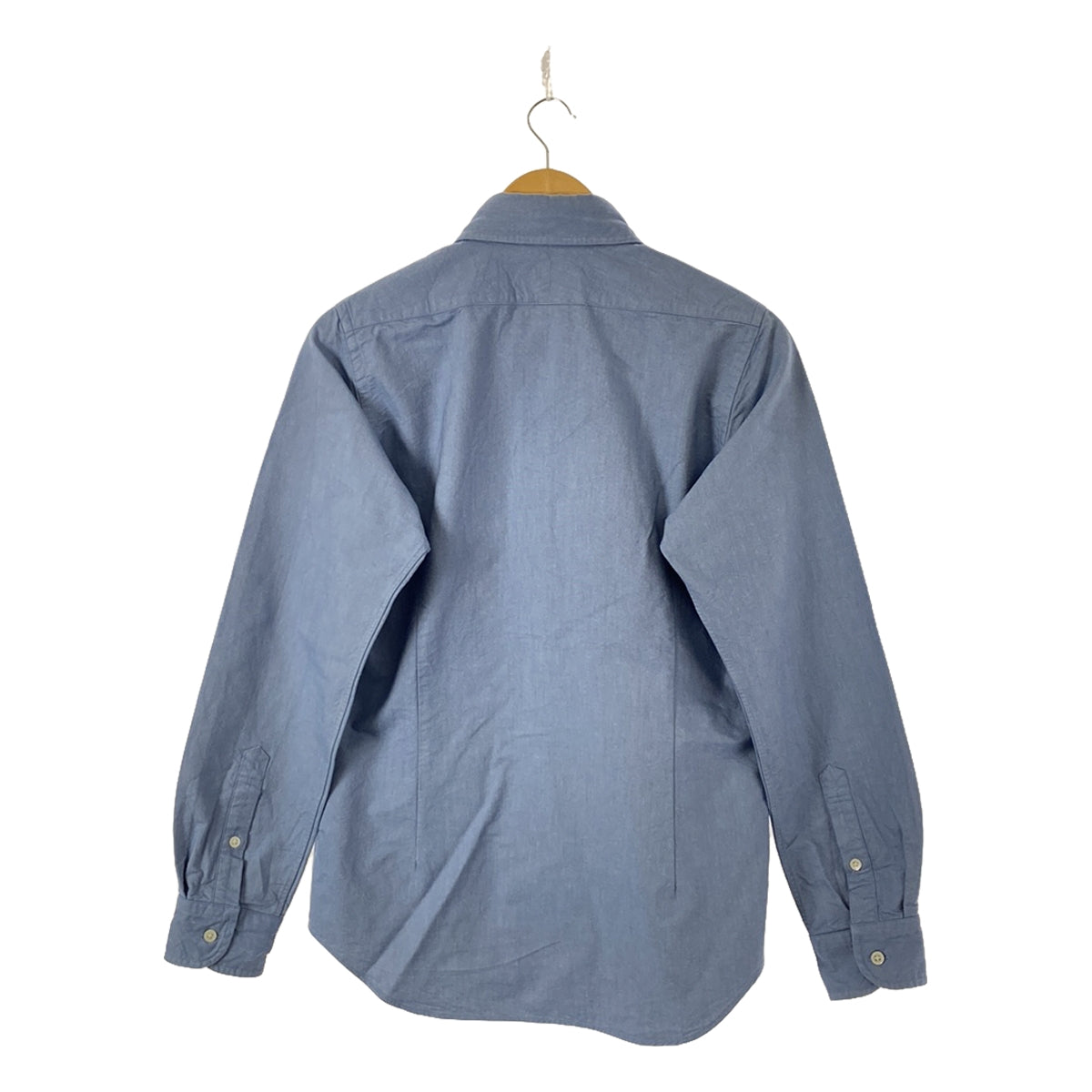 NIGEL CABOURN | BRITISH OFFICERS SHIRT Cotton British Officer Shirt | 44 | Indigo | Men's