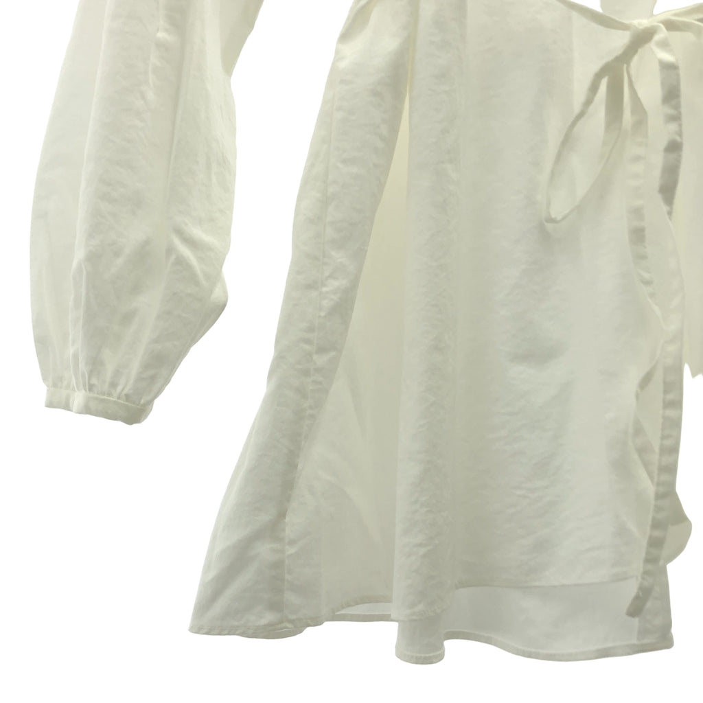 MANOF / 마노프 | FLAP SHOULDER TOPS 플랩 숄더 탑스 블라우스 | M | 화이트 | 여성
