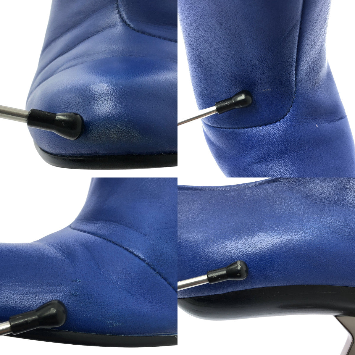 UNITED NUDE Emaz 踝靴皮革高跟靴 | 尺寸 38 | 藍色 | 女款