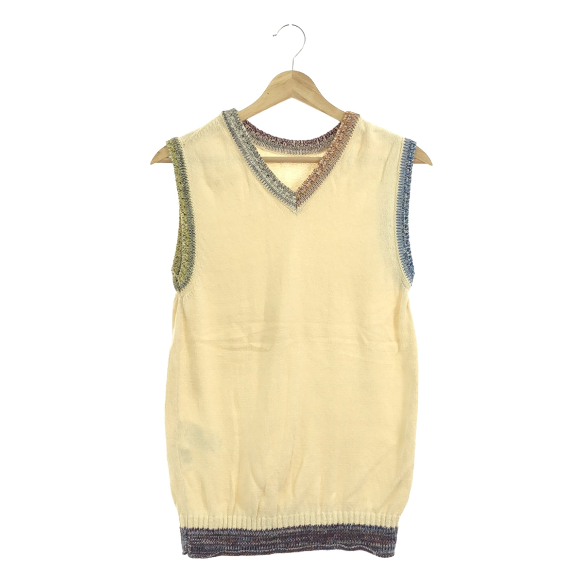 JANE SMITH / Jane Smith | × RHC Ron Herman Wool V-neck knit vest | ONE | Natural | Women's