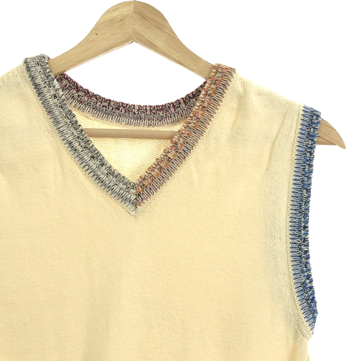 JANE SMITH / Jane Smith | × RHC Ron Herman Wool V-neck knit vest | ONE | Natural | Women's