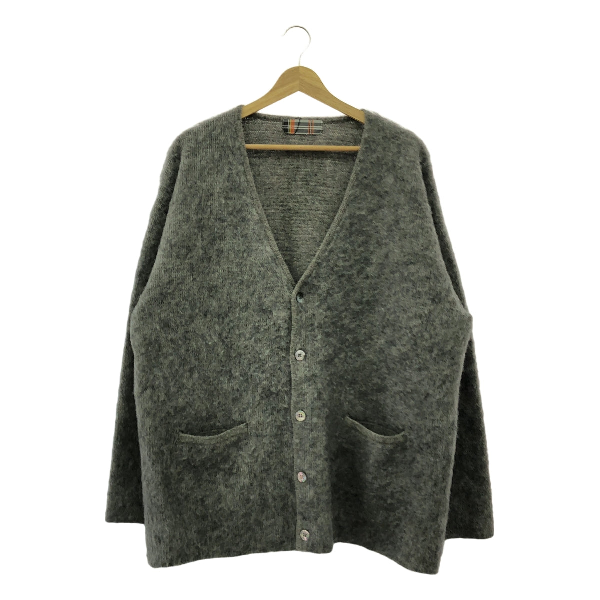 【美品】  Jackson Matisse / ジャクソンマティス | 2024AW | Mohair Cardigan / モヘヤ ニット カーディガン | XL | gray | メンズ