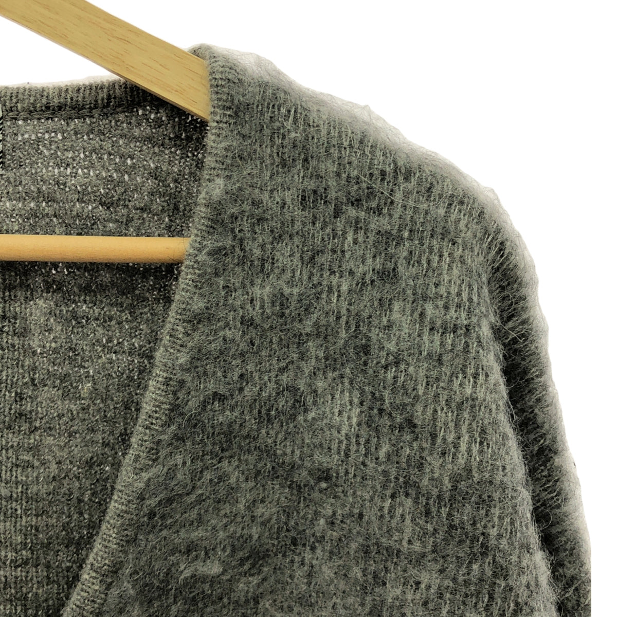 【美品】  Jackson Matisse / ジャクソンマティス | 2024AW | Mohair Cardigan / モヘヤ ニット カーディガン | XL | gray | メンズ