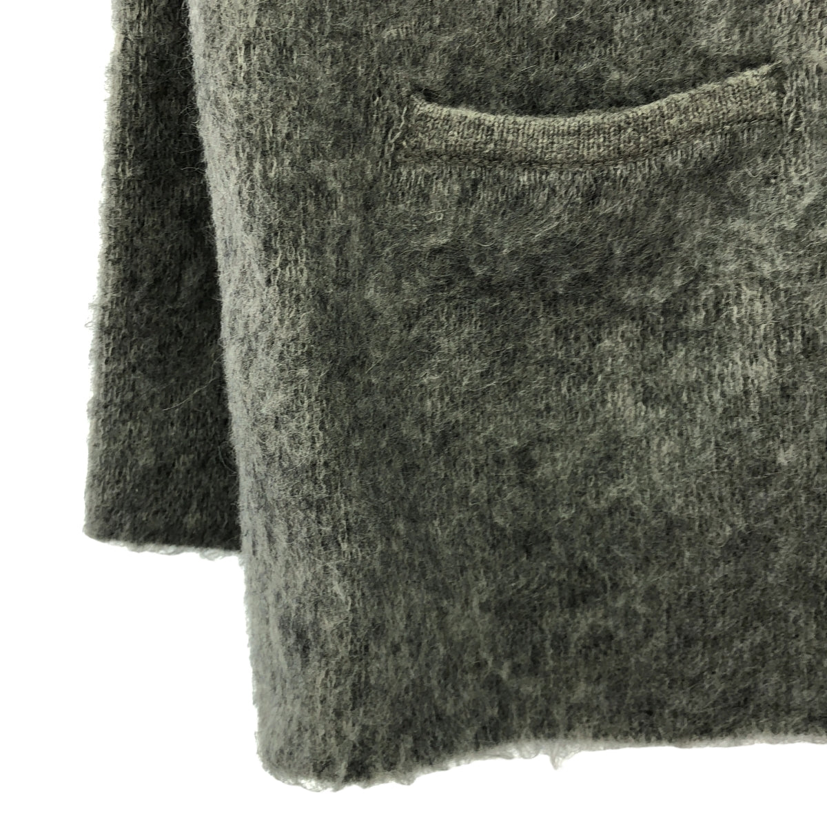 【美品】  Jackson Matisse / ジャクソンマティス | 2024AW | Mohair Cardigan / モヘヤ ニット カーディガン | XL | gray | メンズ