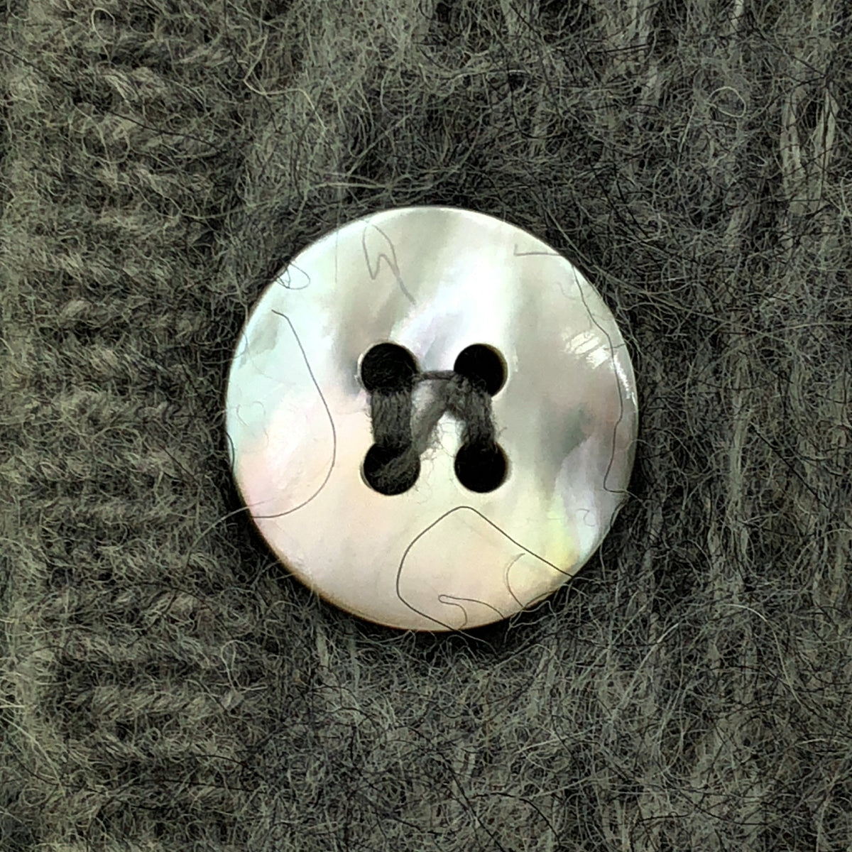 [品相良好] Jackson Matisse | 2024AW | 馬海毛開襟衫 | XL | 灰色 | 男款