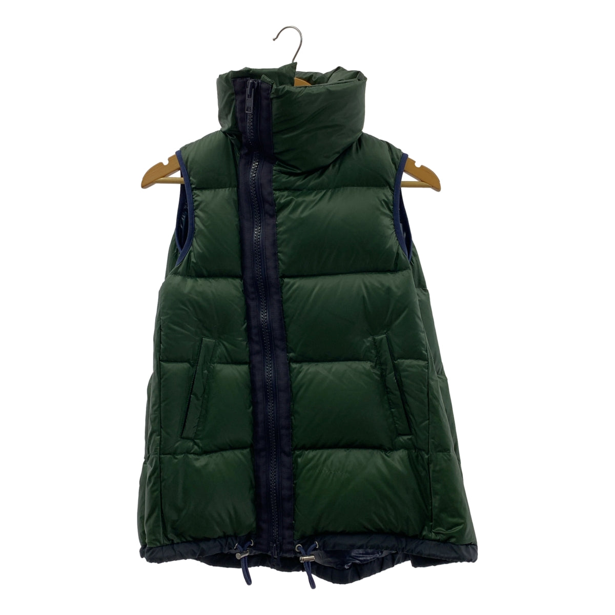 sacai luck / サカイラック | アシンメトリー ジップ ナイロン ダウンベスト | 1 | レディース