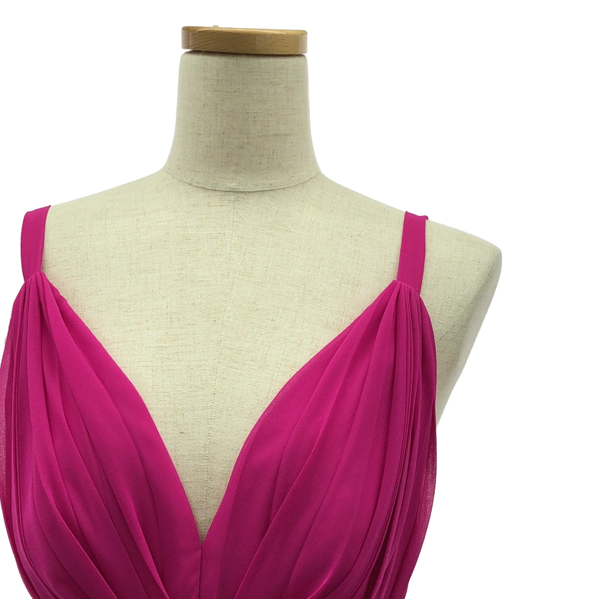 [Good Condition] TASSOS MITROPOULOS | Sleeveless Pleated Dress | XS | Pink | Women's