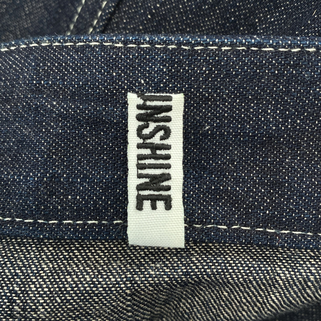 Kaptain Sunshine / 캡틴 선샤인 | 2022AW | denim Buckleback Baker Pants / 신치백 데님 와이드 베이커 팬츠 | 42 | 남성