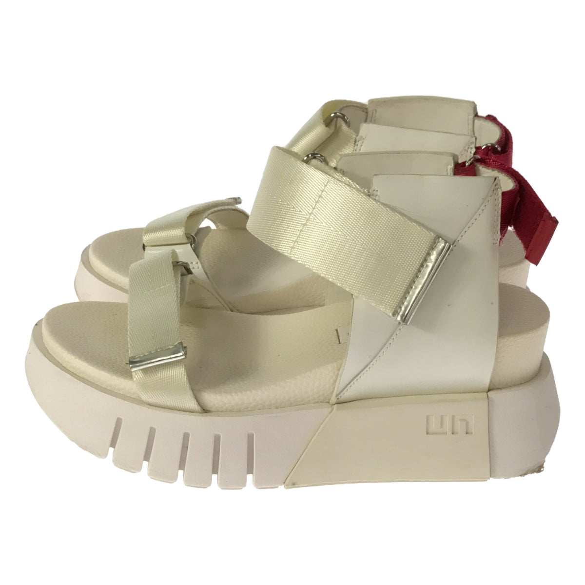 UNITED NUDE / United Nude | Delta Run Volume Sole Sandals | 38 | White/Red Pink | Women's