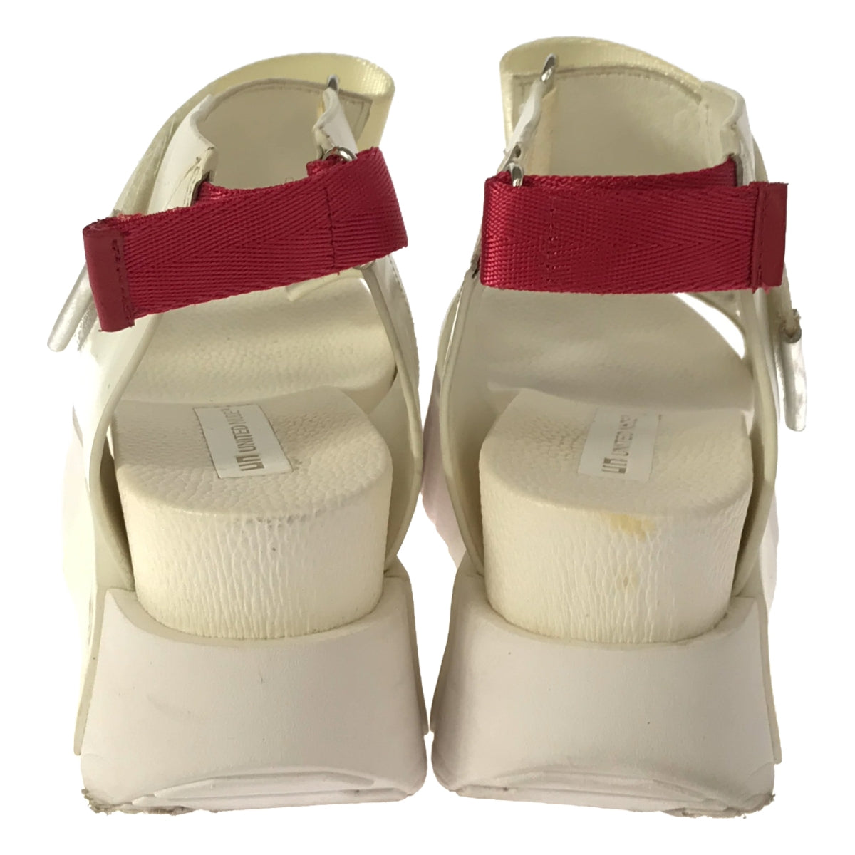 UNITED NUDE / United Nude | Delta Run Volume Sole Sandals | 38 | White/Red Pink | Women's