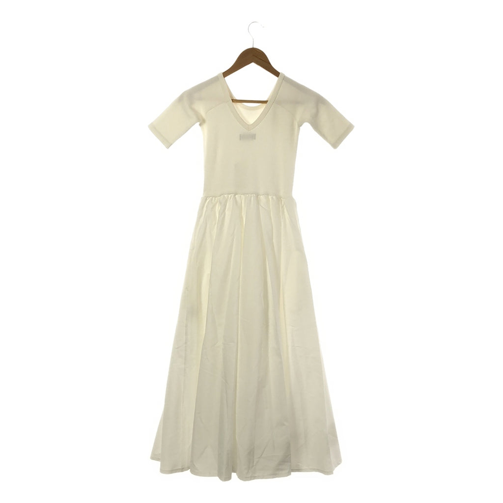 [新] regleam |羅紋針織連身裙 | S |白色 |女性的