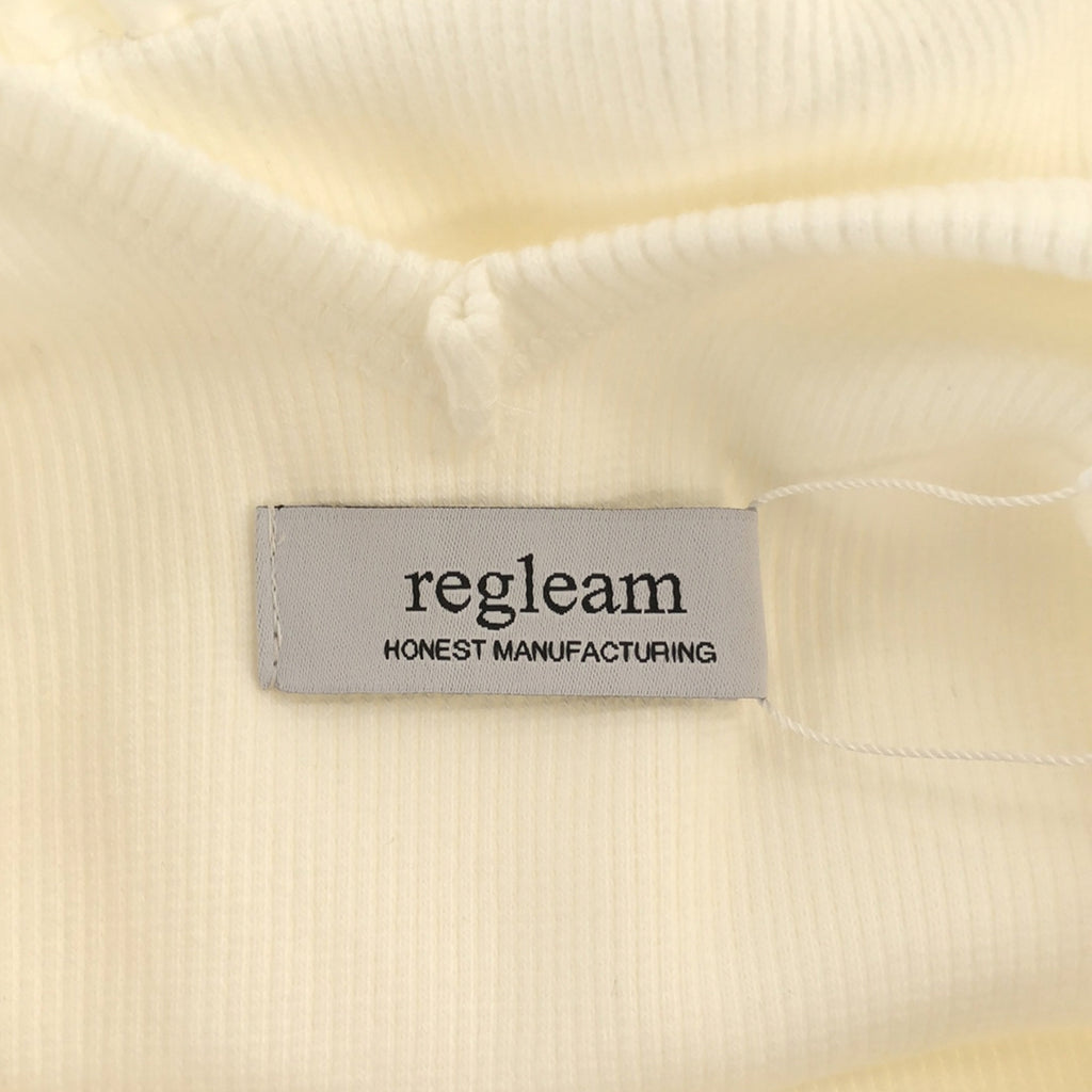 [新] regleam |羅紋針織連身裙 | S |白色 |女性的