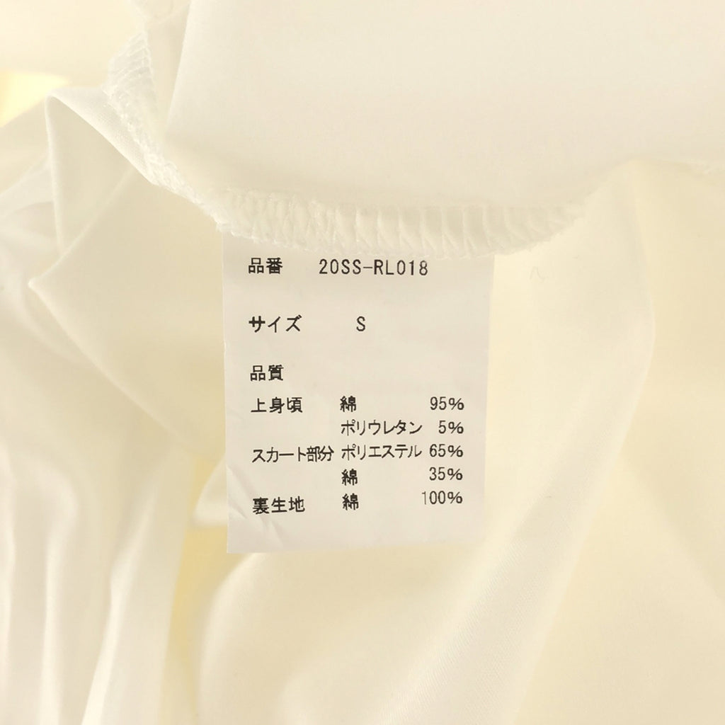 [新] regleam |羅紋針織連身裙 | S |白色 |女性的