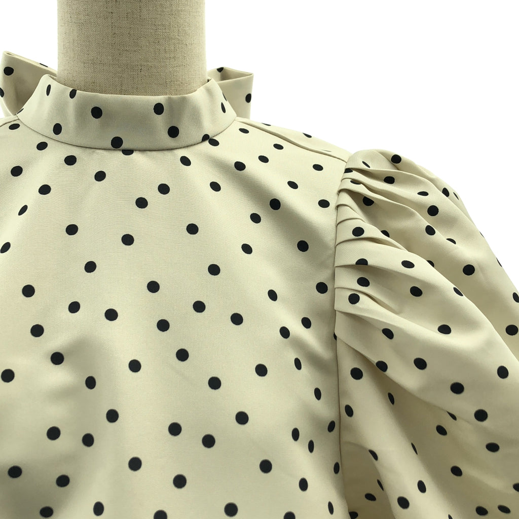 aLORS / アロー | Eva ドット パフスリーブ ブラウス シャツ | S-M | レディース