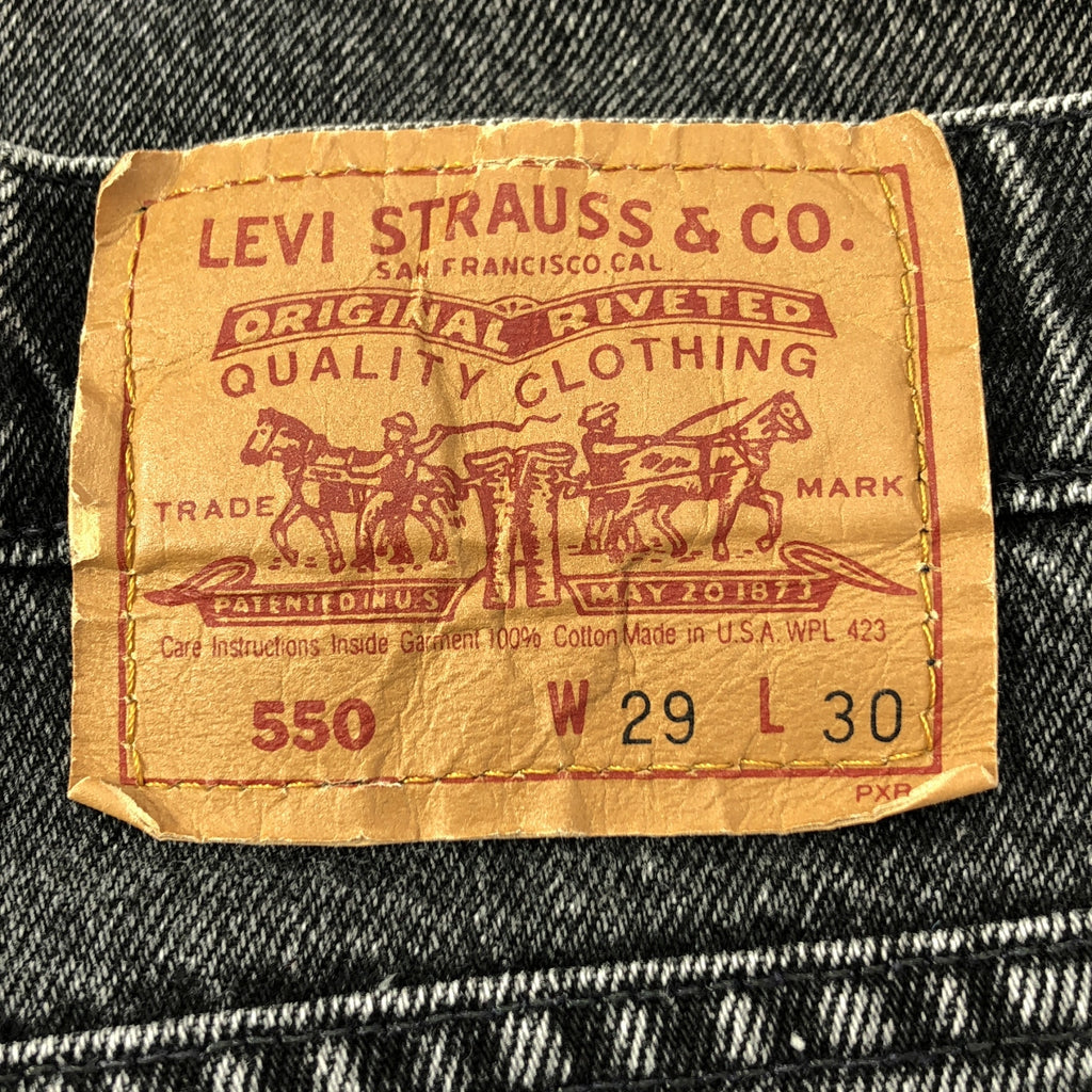 Levi's / リーバイス | 1990s ヴィンテージ 505 ブラックデニムパンツ 刻印532 | W29 L30 | ブラック | メンズ