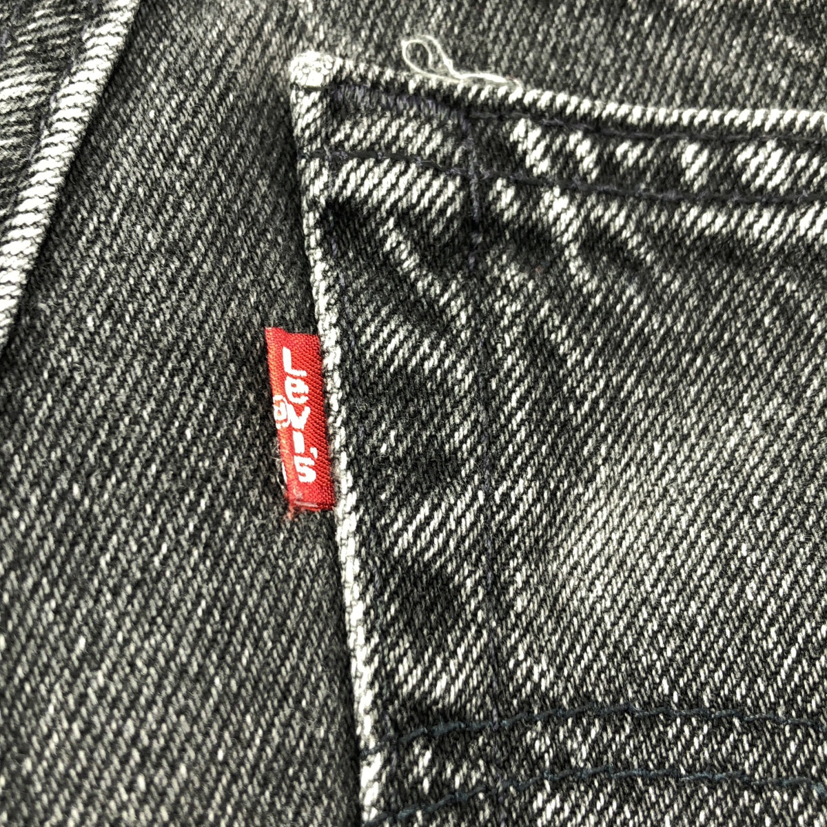 Levi's / 리바이스 | 1990s 빈티지 505 블랙 데님 팬츠 각인 532 | W29 L30 | 블랙 | 남성