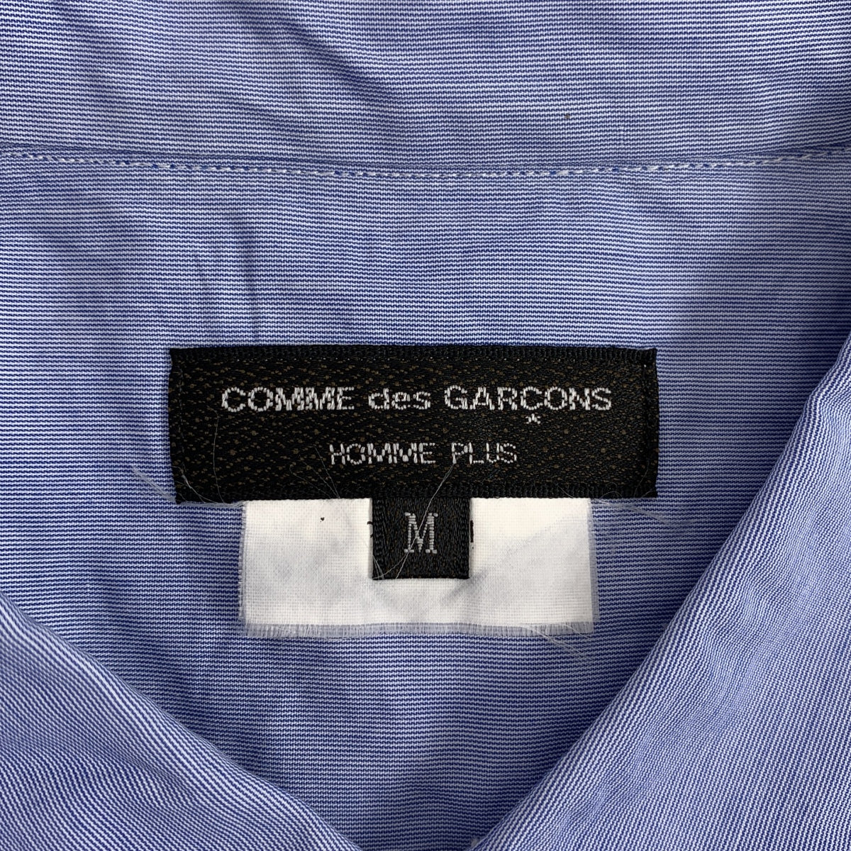 COMME des GARCONS HOMME PLUS / 콤데 갤슨 옴플루스 | 2020AW | 다른 소재 전환 체크 레귤러 컬러 셔츠 | M | 남성