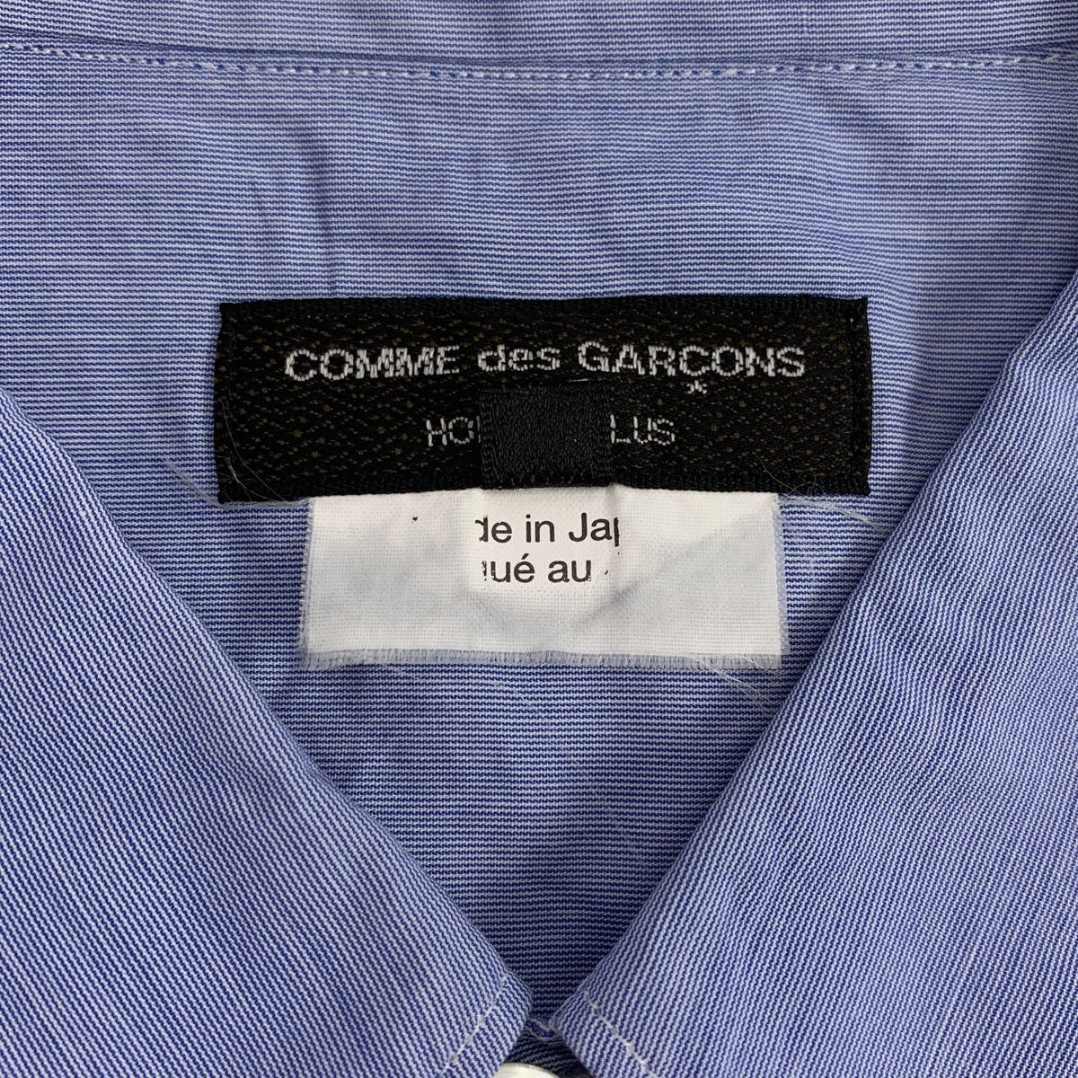 COMME des GARÇONS HOMME PLUS | 2020 秋冬 |混合材質格紋常規領襯衫 | SHOPBOP尺寸 M |男士