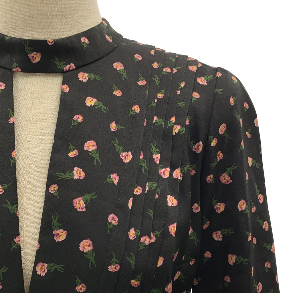 Mame Kurogouchi / マメクロゴウチ | Floral Printed Cotton Dress / 総柄 プリーツ ボリューム ドレス ワンピース | 1 |