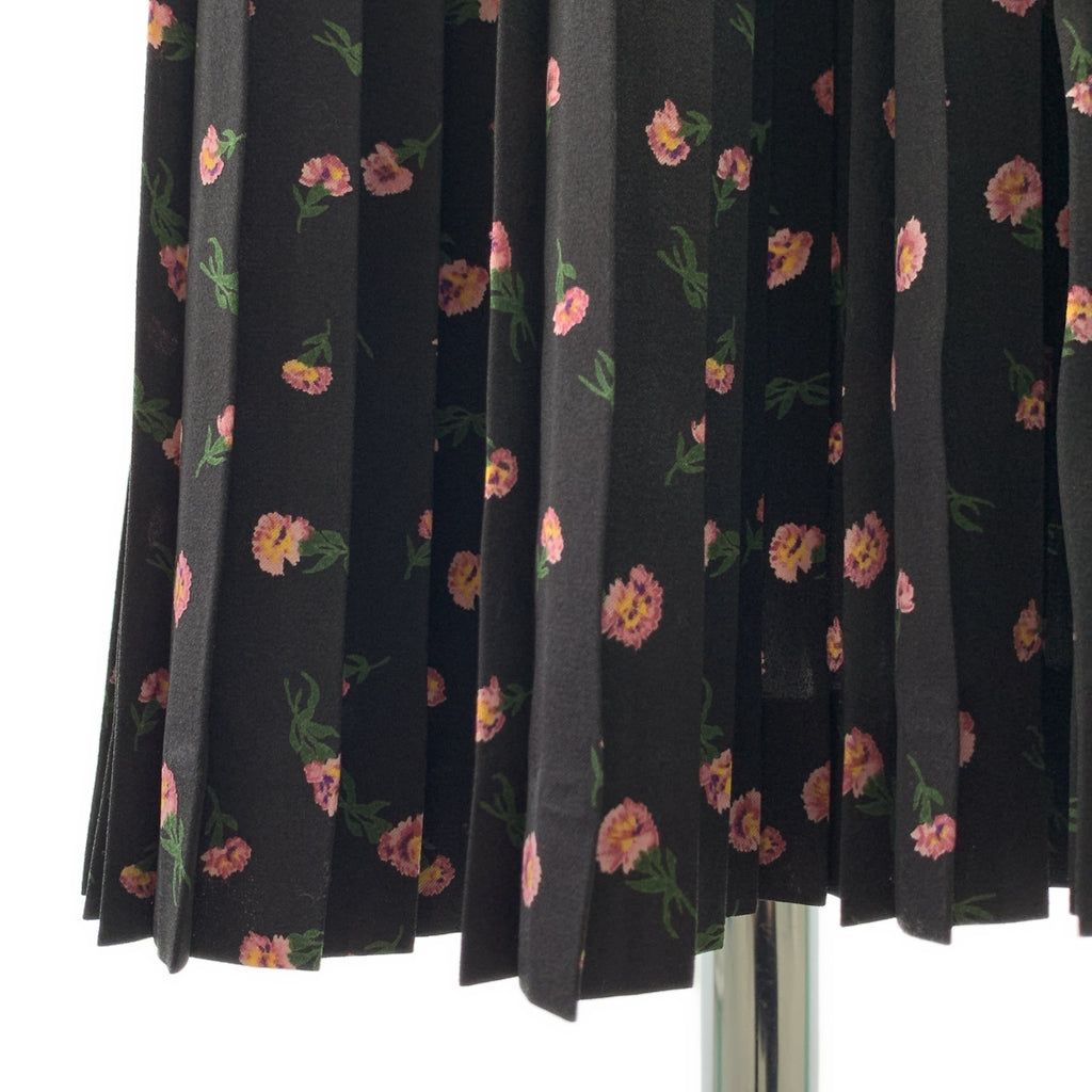 Mame Kurogouchi / マメクロゴウチ | Floral Printed Cotton Dress / 総柄 プリーツ ボリューム ドレス ワンピース | 1 |