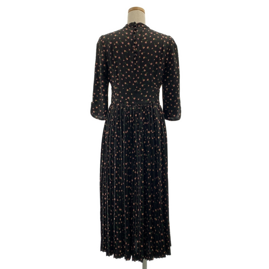 Mame Kurogouchi / マメクロゴウチ | Floral Printed Cotton Dress / 総柄 プリーツ ボリューム ドレス ワンピース | 1 |