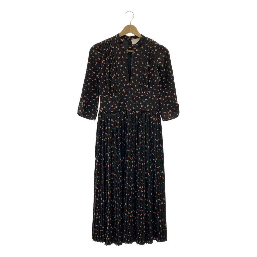 Mame Kurogouchi / マメクロゴウチ | Floral Printed Cotton Dress / 総柄 プリーツ ボリューム ドレス ワンピース | 1 |