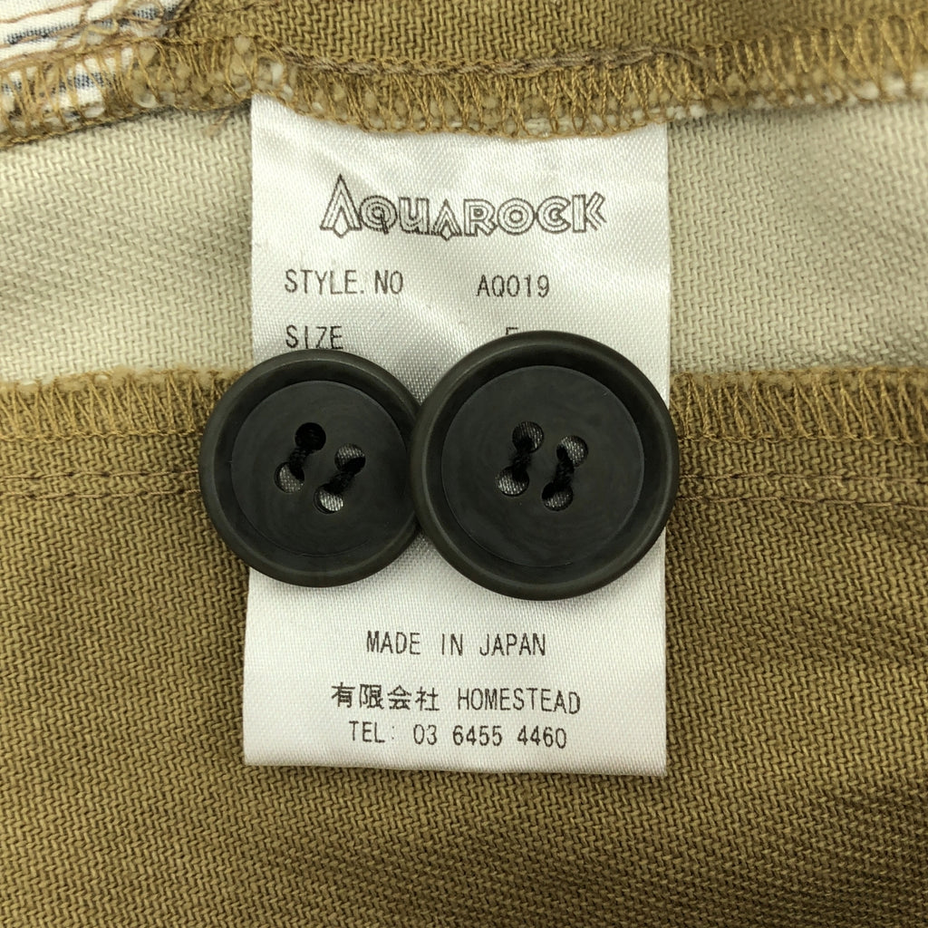 AQUAROCK / アクアロック | AQUAROCK / アクアロック EASY PANTS DRILL イージー パンツ | F | ベージュ / オフホワイト | レディース
