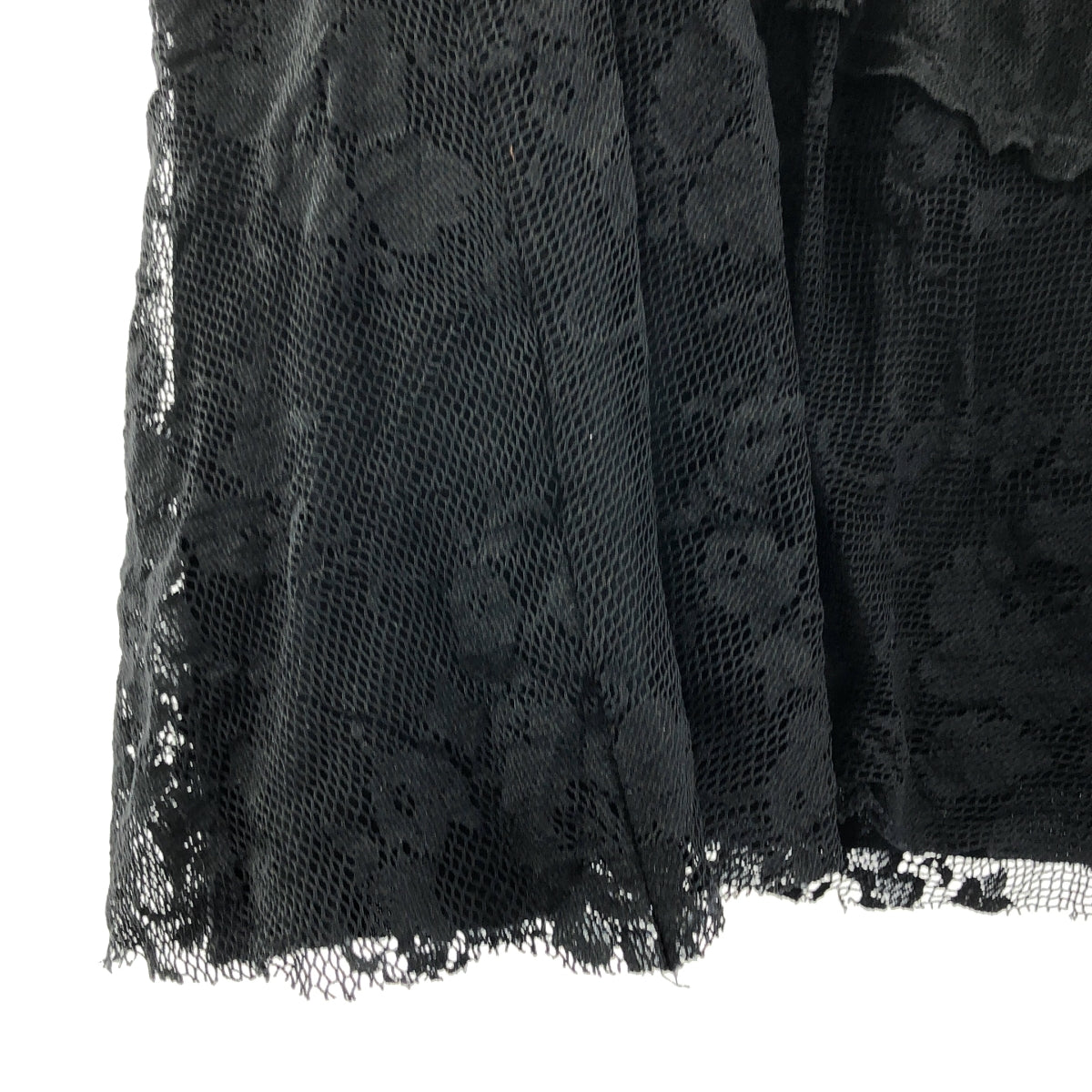 ANNA SUI / アナスイ | アシンメトリー レース スカート / 裏地付き | S | レディース