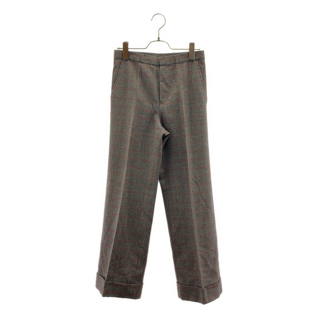 COMME des GARÇONS | 經編布料2001 秋冬 |羊毛格倫格紋休閒褲| SHOPBOP S 號 |