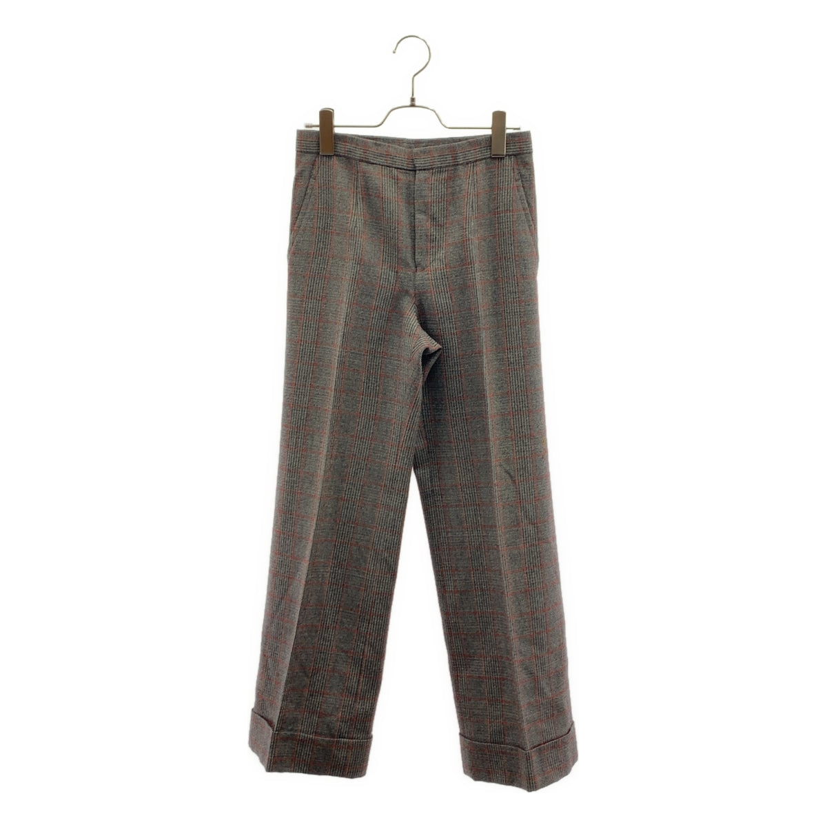 COMME des GARÇONS | 經編布料2001 秋冬 |羊毛格倫格紋休閒褲| SHOPBOP S 號 |