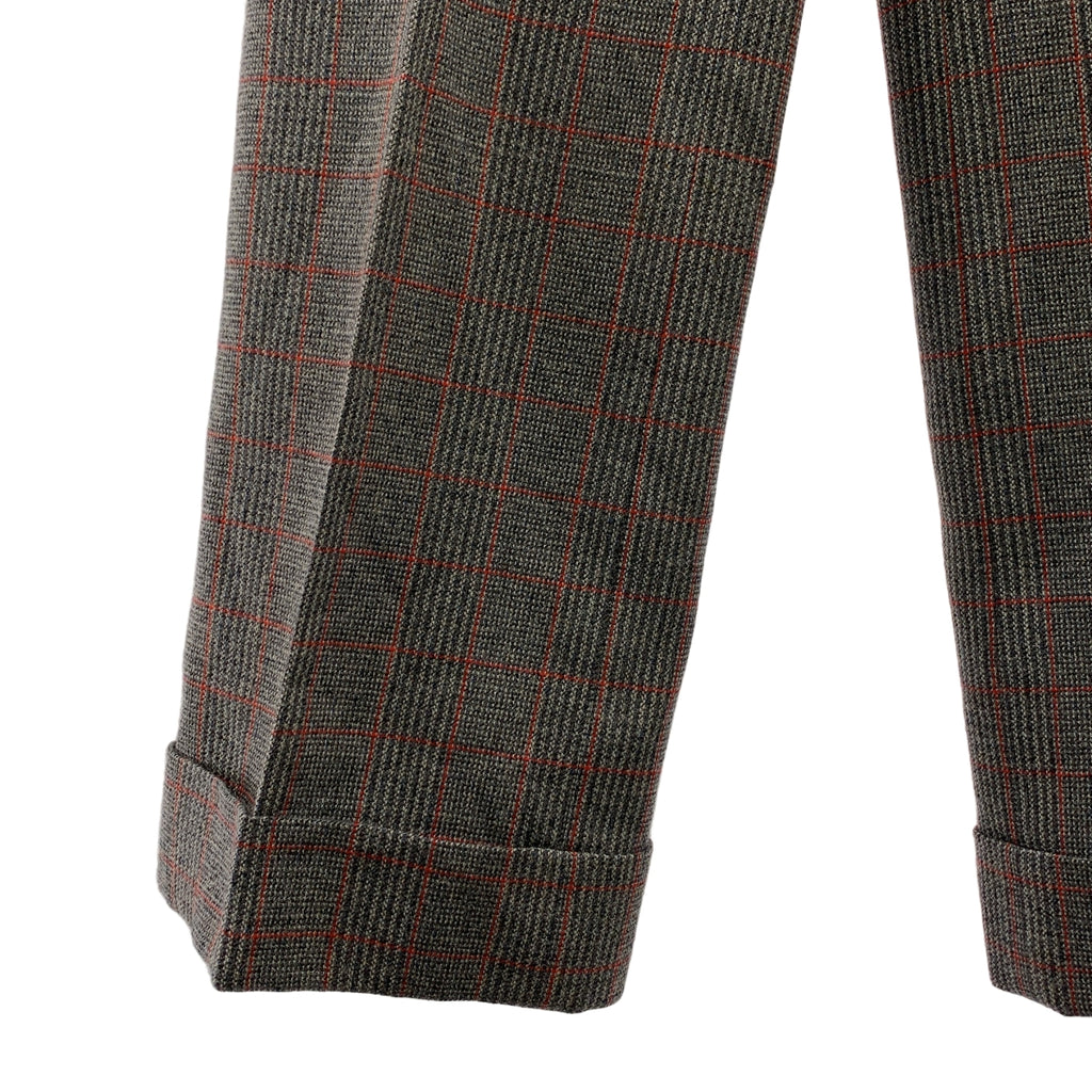 COMME des GARÇONS | 經編布料2001 秋冬 |羊毛格倫格紋休閒褲| SHOPBOP S 號 |