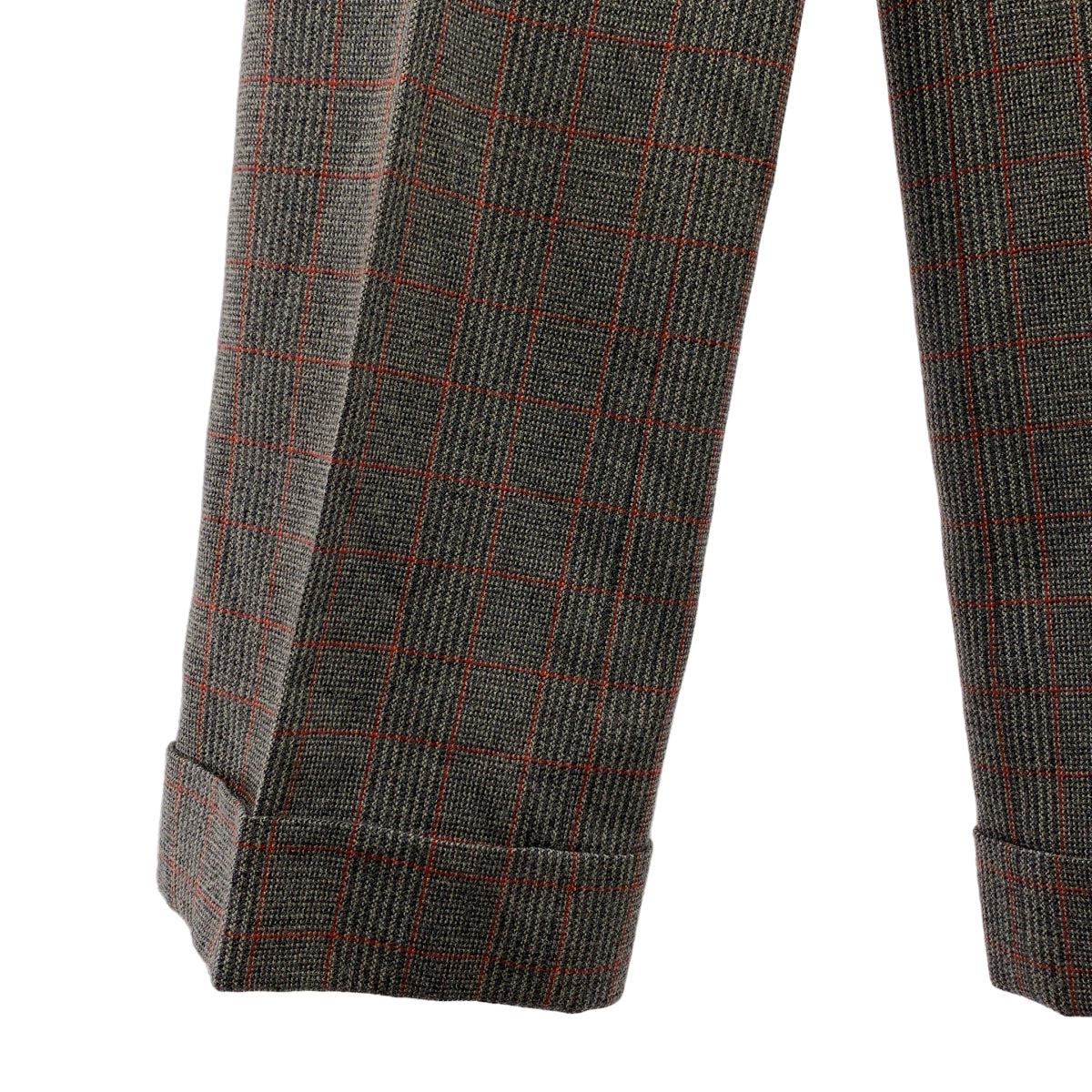 COMME des GARÇONS | 經編布料2001 秋冬 |羊毛格倫格紋休閒褲| SHOPBOP S 號 |